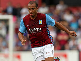 Villa's Agbonlahor has red...